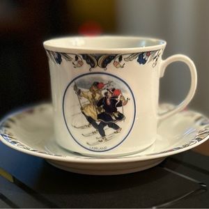 Swedish National Costumes. Vintage Tea cup and Saucer.